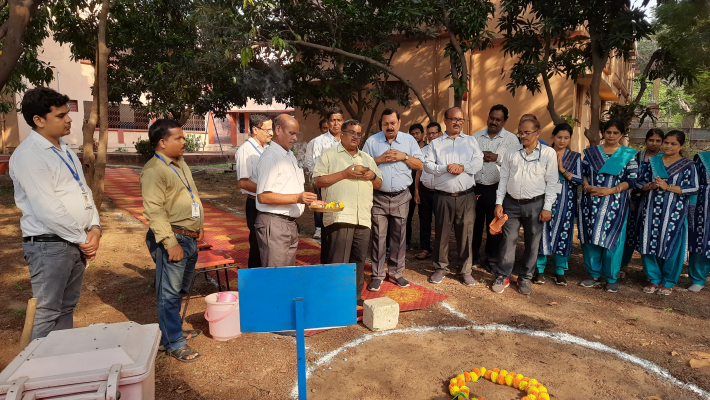 COMPOST PIT INAUGURATION BY HON. REGIONAL DIRECTOR